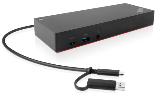 Origin storage 40af0135eu replicatore di porte e docking station per laptop usb 3.2 gen 1 (3.1 gen 1) type-a + type-c antracite, rosso - LENAC000032