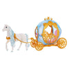 Disney princess hym33 accessorio per bambola carrozza trainata da cavalli per bambola