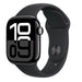 Aw s10 gps 42mm jet black aluminium case with black sport band - s/m - MWWE3QL/A