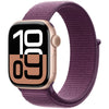 Aw s10 gps 42mm rose gold aluminium case with plum sport loop - MWWK3QL/A