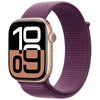 Aw s10 gps 46mm rose gold aluminium case with plum sport loop - MWWV3QL/A