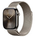 Aw s10 gps + cellular 42mm natural titanium case with natural milanese loop - MWXF3QL/A