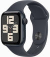 Aw se gps 40mm midnight aluminium case with midnight sport band - m/l - MXE93QL/A