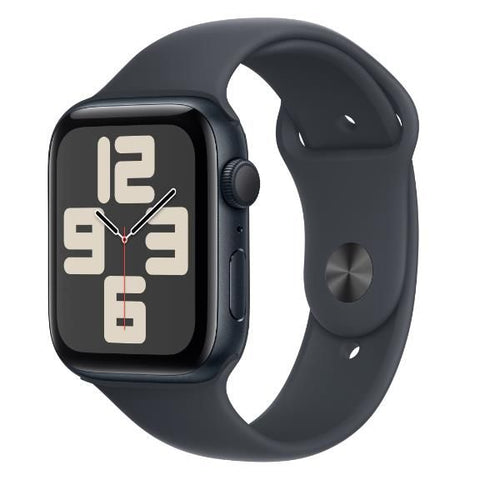 Aw se gps 44mm midnight aluminium case with midnight sport band - m/l - MXEK3QL/A