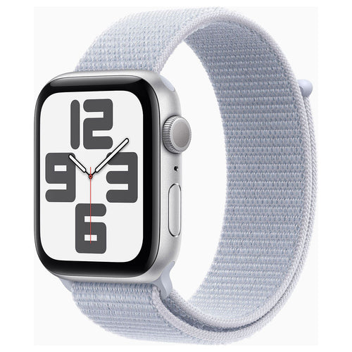 Aw se gps 44mm silver aluminium case with blue cloud sport loop - MXET3QL/A