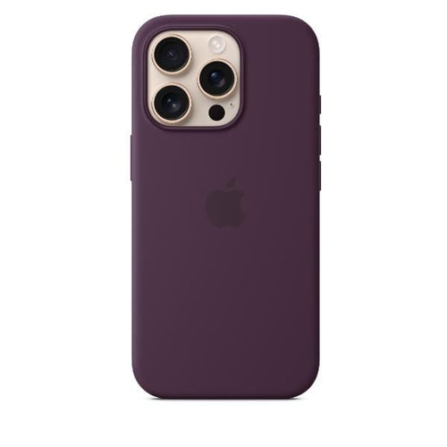 Iphone 16 pro silicone case with magsafe - plum - MYYM3ZM/A