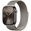 Apple watch series 10 gps + cellular 46mm natural titanium case with natural milanese loop - s/m - MC7Q4QL/A