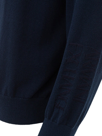 Armani Exchange Maglioncino in Cotone con zip da uomo