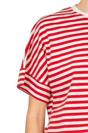 SOLOTRE Solotre - T-shirt - 450756 - Panna/Rosso da donna