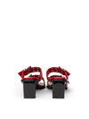 GANNI Sandali Mules Due Fasce con Borchie Forate Ganni da donna
