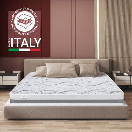 Materasso Matrimoniale CARBON Memory Foam | Altezza 27 cm | Made in Italy