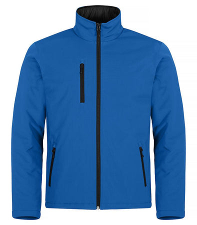 Softshell Royal Azzurro Giubbino Imbottito da Lavoro Tempo Libero Impermeabile Traspirante