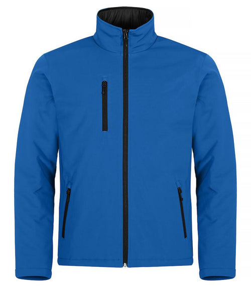 Softshell Royal Azzurro Giubbino Imbottito da Lavoro Tempo Libero Impermeabile Traspirante