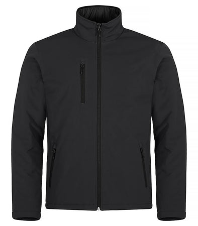 Softshell Nero Giubbino Imbottito da Lavoro Tempo Libero Impermeabile Traspirante
