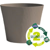Vaso da fiori - GARDEN ID - Green Care Sense Taupe - 30 x 27 cm - 10 anni di garanzia - 100% riciclato - Resistente ai raggi UV e al gelo