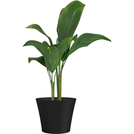 Vaso da fiori - GARDEN ID - Green Care Sense Nero-Antracite - 40 x 34 cm - Garanzia 10 anni - 100% riciclato - Resistente ai raggi UV e al gelo