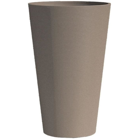 Vaso da fiori alto - GARDEN ID - Green Care Sense Tall Taupe - 55 cm - 10 anni di garanzia - 100% riciclato - Resistente ai raggi UV e al gelo