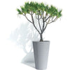 Vaso da fiori alto - GARDEN ID - Green Care Sense Tall Blue stone - 55 cm - 10 anni di garanzia - 100% riciclato - Resistente ai raggi UV e al gelo