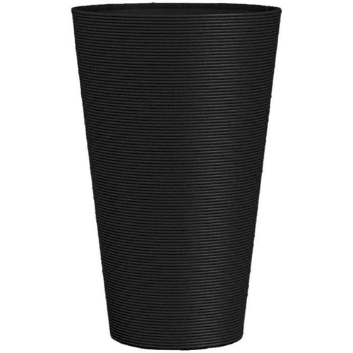 Vaso da fiori alto - GARDEN ID - Green Care Sense Tall Nero-Anthr. - 55 cm - Garantito 10 anni - 100% riciclato - Resistenza ai raggi UV e al gel