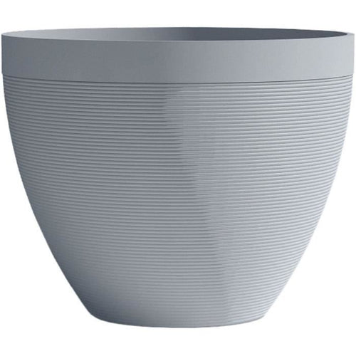 Vaso da fiori - GARDEN ID - Green Care Impact Blu-Grigio - 40 x 31 cm - Garanzia 10 anni - 100% riciclato - Resistente ai raggi UV/gel