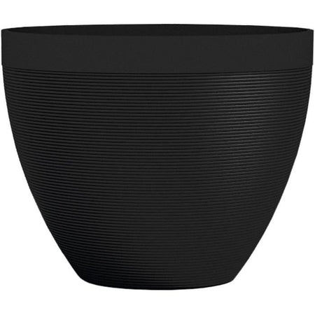 Vaso da fiori - GARDEN ID - Green Care Impact Nero-Anth - 40 x 31 cm - Garanzia 10 anni - 100% riciclato - Resistente ai raggi UV/gel