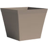 Vaso quadrato - GARDEN ID - Green Care Impact Taupe - 29 x 26 cm - Garanzia 10 anni - 100% riciclato - Resistente ai raggi UV/gel