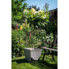 Vaso quadrato - GARDEN ID - Green Care Impact Taupe - 29 x 26 cm - Garanzia 10 anni - 100% riciclato - Resistente ai raggi UV/gel
