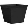 Vaso quadrato - GARDEN ID - Green Care Impact Nero-Anth - 29 x 26 cm - Garanzia 10 anni - 100% riciclato - Resistente UV/gel