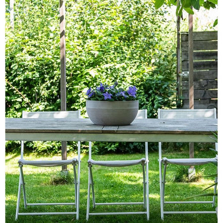 Tazza - GARDEN ID - Green Care Impact Blu-Grigio - 35 x 16 cm - Garanzia 10 anni - 100% riciclato - Resistente ai raggi UV/gel
