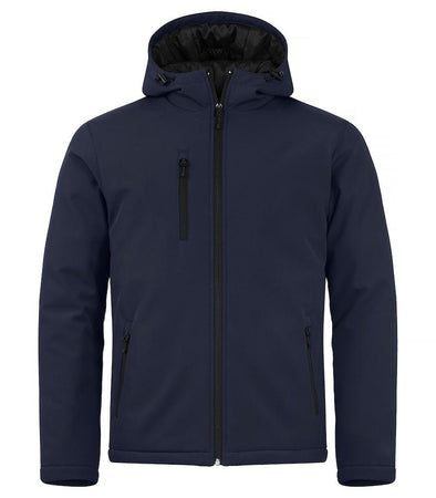 Softshell Blu Giubbino Imbottito da Lavoro con Cappuccio Tempo Libero Impermeabile Traspirante Taglie Forti