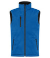 Gilet Softshell Royal Azzurro Giubbino Imbottito da Lavoro Tempo Libero Impermeabile Traspirante
