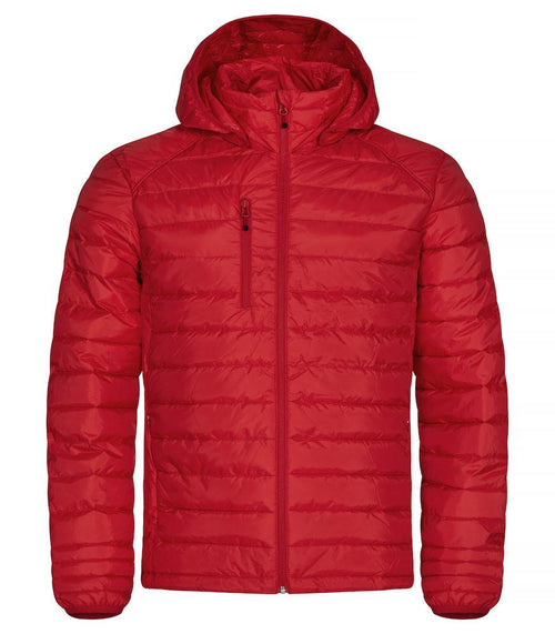 Piumino Hudson Rosso Giacca con Cappuccio Imbottita
