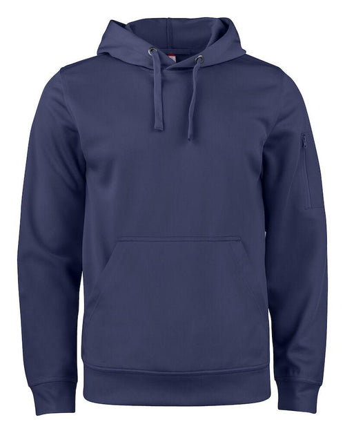 Felpa Tecnica Blu Felpa Cappuccio Sportiva Basic Taglie Forti