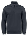 Felpa Tecnica Active Nero Felpa Sportiva Mezza Zip Taschino su Manica