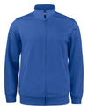 Cardigan Active Royal Azzurro Giacca con Zip Intera e Tasche Unisex Taglie Forti