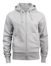 Felpa Harper Grigio Melange Felpa con Cerniera Cappuccio
