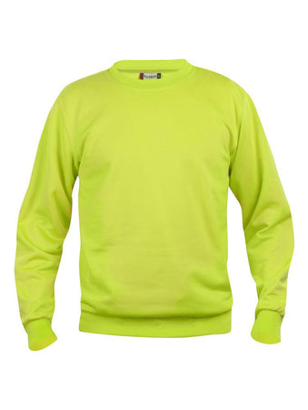 Felpa Clique Basic Lime Girocollo Taglie Forti