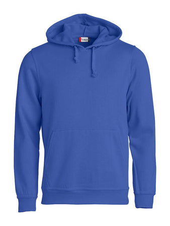 Felpa Clique Basic Cobalto con Cappuccio Tascone a Marsupio