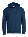 Felpa Clique Basic Blu Navy con Cappuccio Tascone a Marsupio