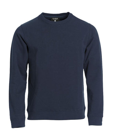 Felpa Classic Girocollo Blu Felpa Alta Grammatura con Taschino Nascosto Taglie Forti