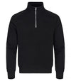 Felpa Classic Mezza Zip Nero