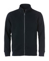Felpa Clique Classic Cardigan Nero Zip Intera Uomo