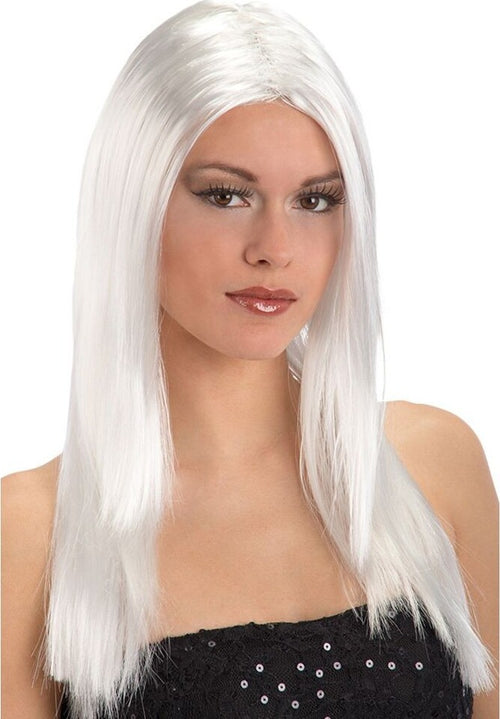 02105-1 Parrucca Liscia Lunga Bianca per Travestimento Bellezza/Cura dei capelli/Accessori styling capelli/Extension parrucche e accessori/Parrucche Kondorama - Martinsicuro, Commerciovirtuoso.it