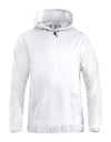 Felpa Tecnica Danville Bianco Felpa Sportiva con Cappuccio e Tascone