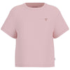 Guess Jeans t-shirt rosa logo triangolo boxy fit W4YI05 K8HM0 A61U T-shirt Guess Jeans