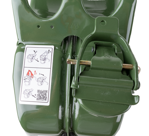 Tanica per carburante in metallo da 20L omologata TUV