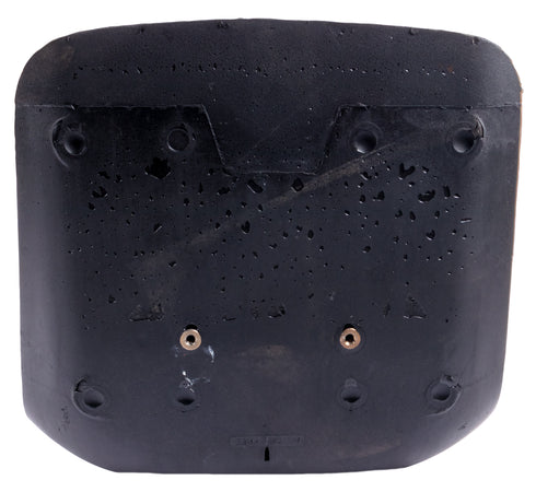 Sedile nero in poliuretano integrale per giardinaggio e pulizia industriale