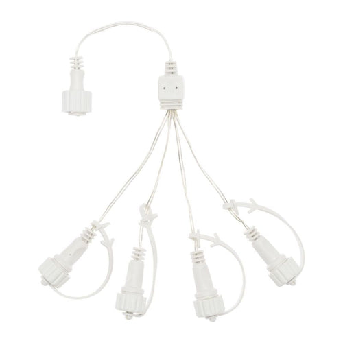 Multi connettore Smart Connect, 4 uscite cavo trasparente per cascate e decorazioni luminose