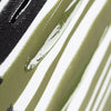 Quadro moderno olio su tela dipinto a mano verde e nero 62 X 92 cm minimalista bold