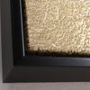 Quadro moderno, stampa su tela Oro su nero 102 X 142 cm minimalista bold